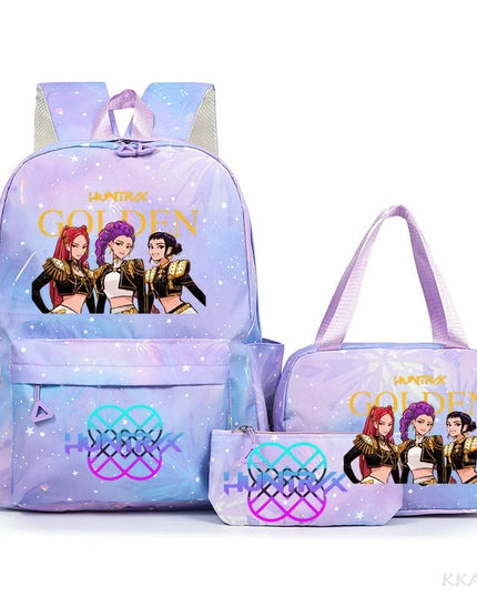 Schulrucksack KPop Motiv 20-35L Bunt
