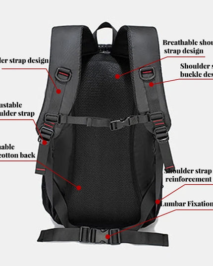 Rucksack Arbeit 36-55L Grau