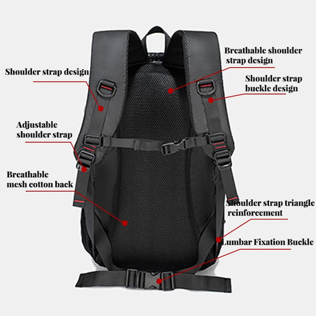 Rucksack Arbeit 36-55L Grau