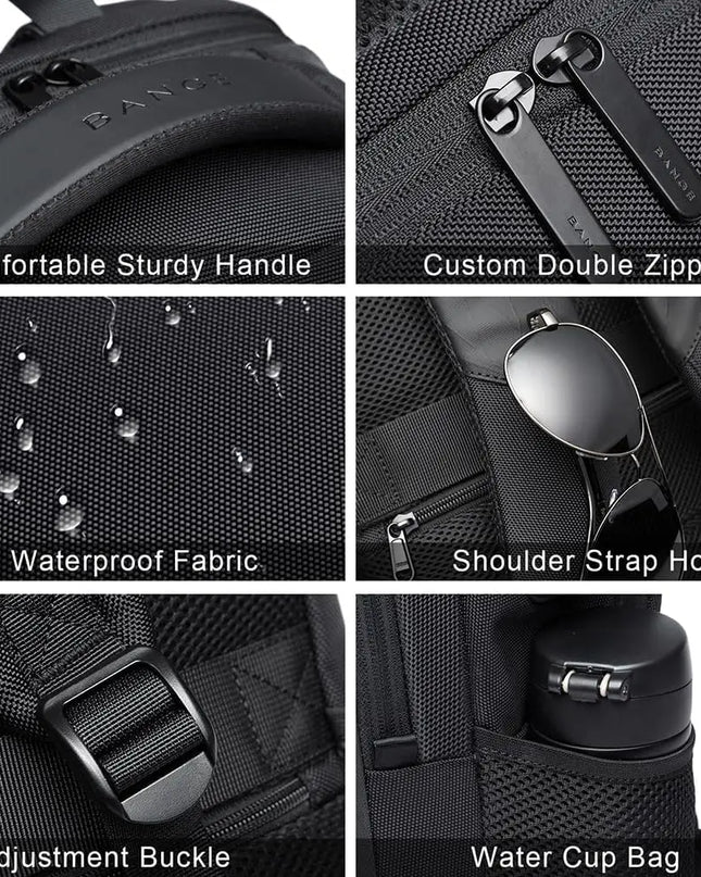 Laptop Rucksack mit USB-Port Blau