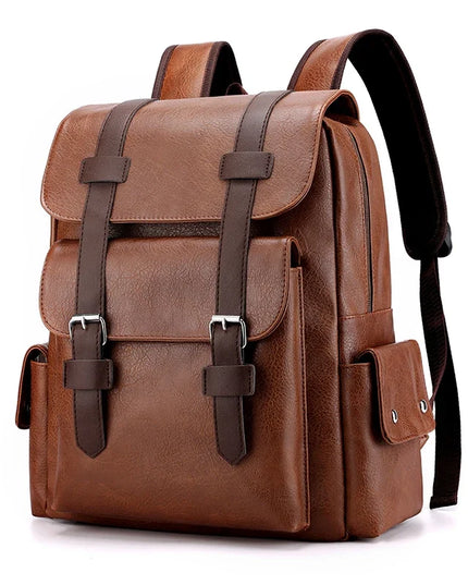 Herren Laptop Rucksack 20-35L Braun