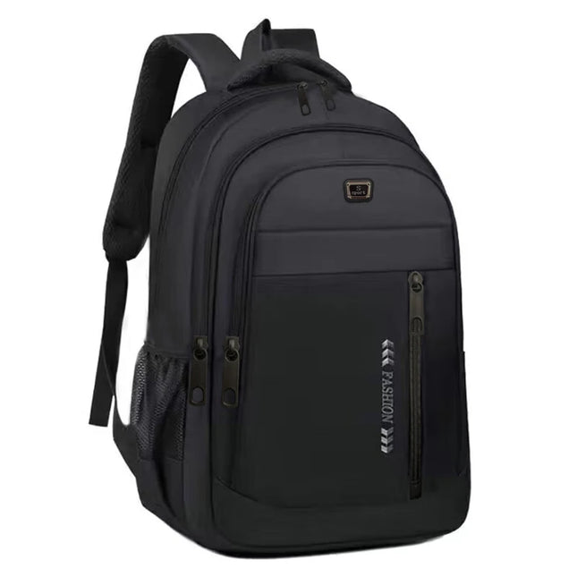 Grosser Rucksack für Uni & Schule Schwarz
