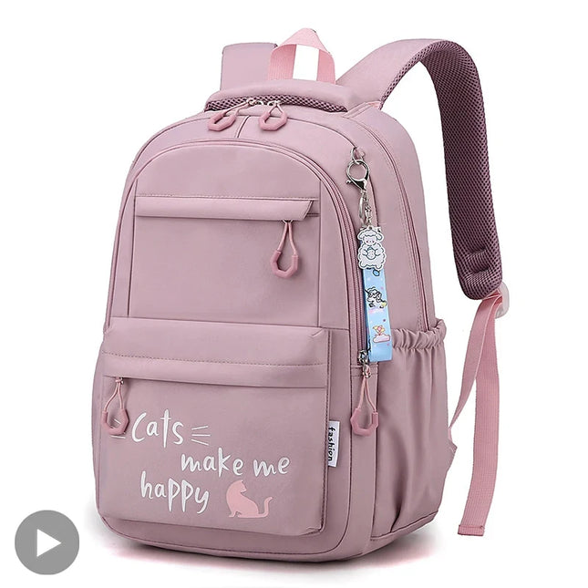 Schulrucksack Teenager Mädchen Pink