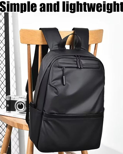 Leichter Laptop Rucksack Grau wasserabweisend