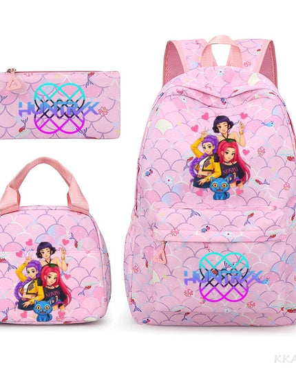 Schulrucksack Set KPop Design – 20-35L