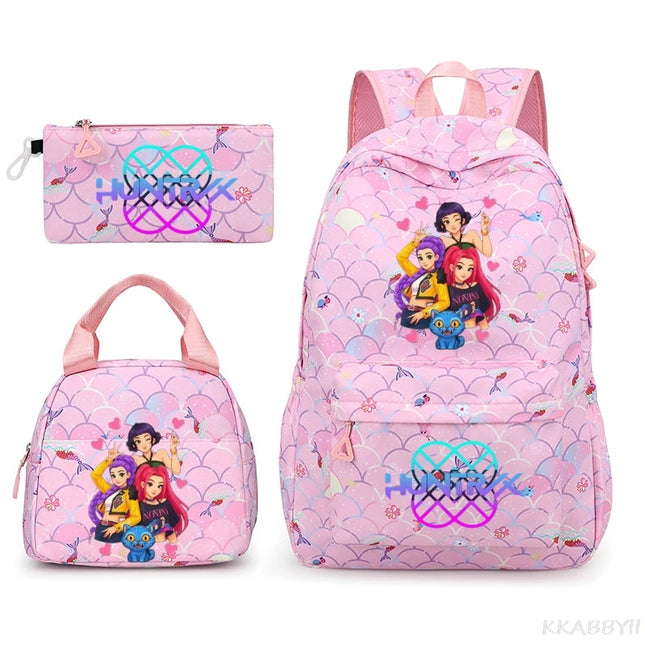 Schulrucksack Set KPop Design – 20-35L