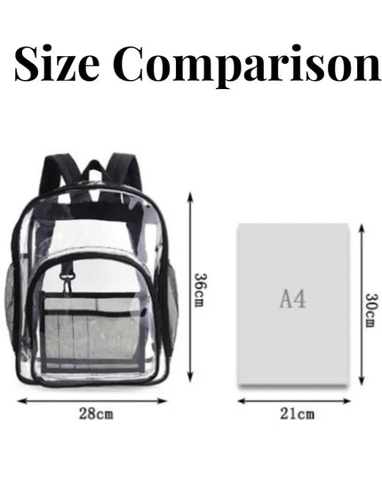 Transparenter Schulrucksack Wasserdicht