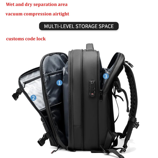 Laptop Rucksack 17 Zoll erweiterbar
