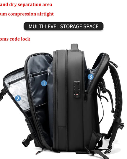 Rucksack für 17 Zoll Laptop in Armeegrün