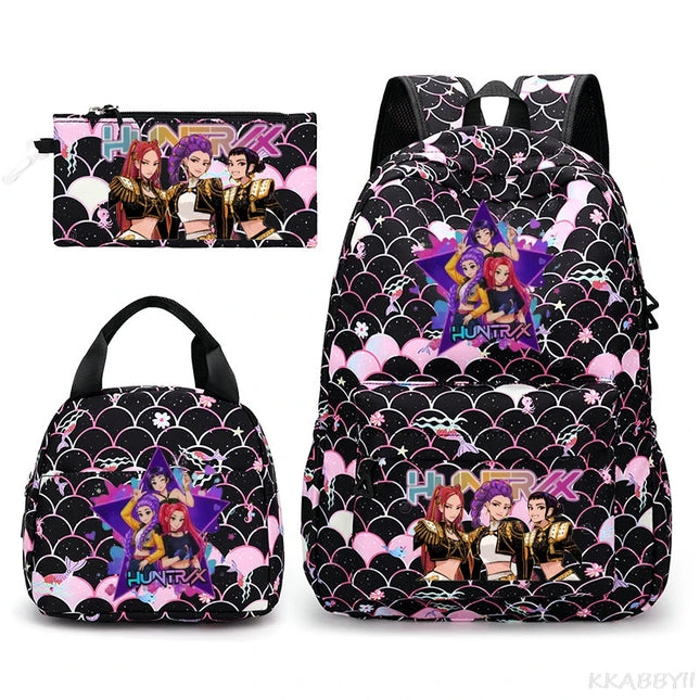 Schulrucksack Set mit Lunch Bag