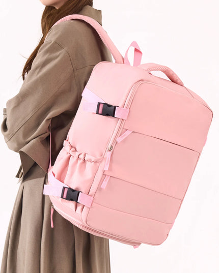 Uni Rucksack 20-35L mit Schuhfach Rosa