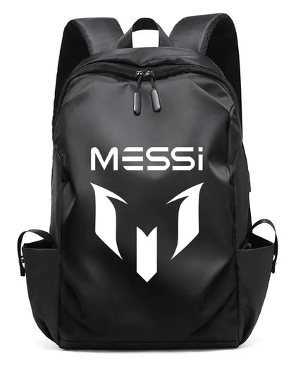 Schulrucksack Schwarz mit USB-Anschluss