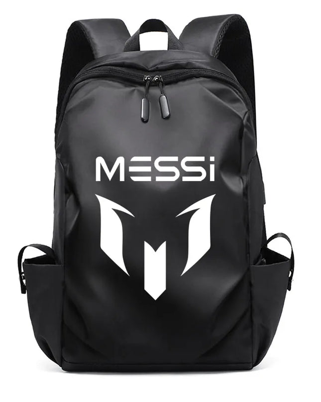 Schulrucksack Schwarz mit USB-Anschluss