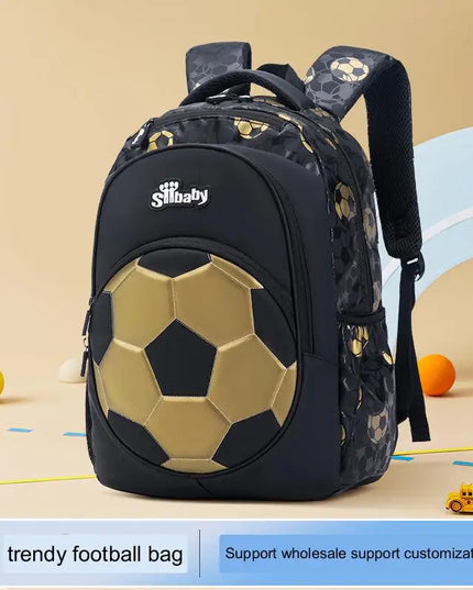 Schulrucksack Jungen Fussball Weiss