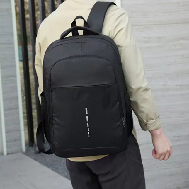 Grosser Rucksack für Uni & Arbeit Schwarz