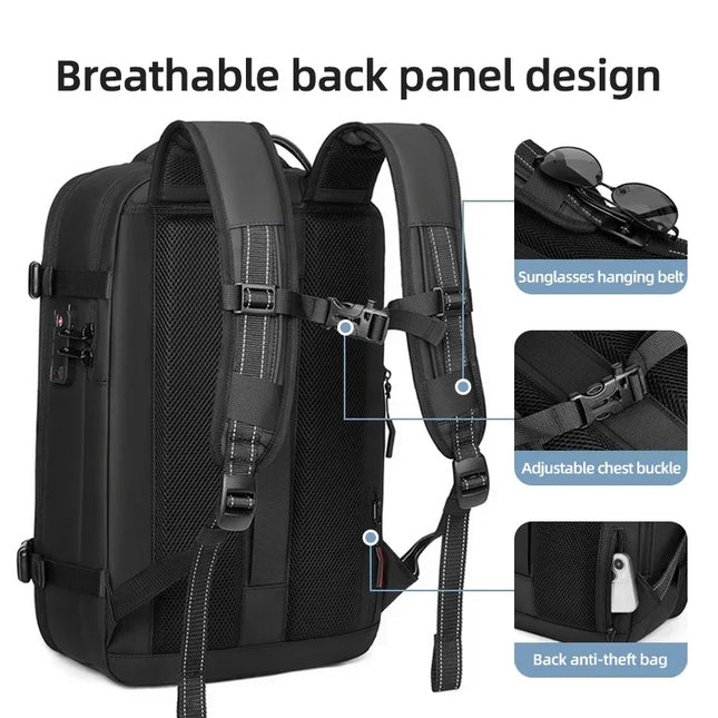 Laptop Rucksack 17 Zoll mit viel Platz