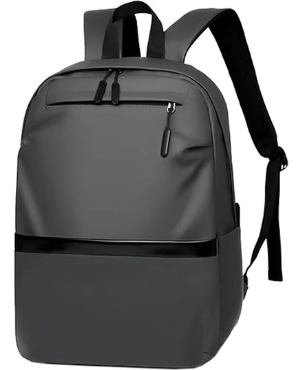 Leichter Laptop Rucksack Grau wasserabweisend