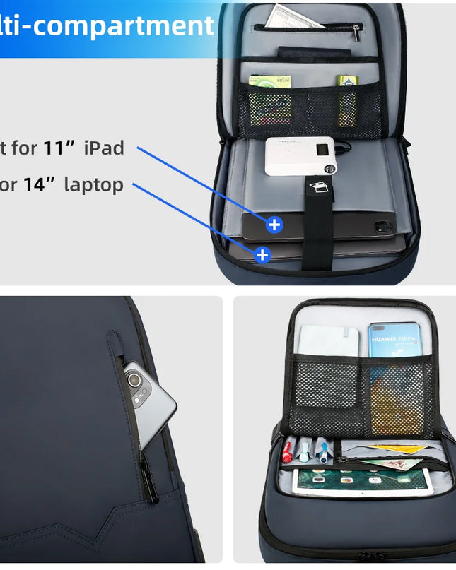 Laptop Rucksack 15,6 Zoll mit USB-Anschluss