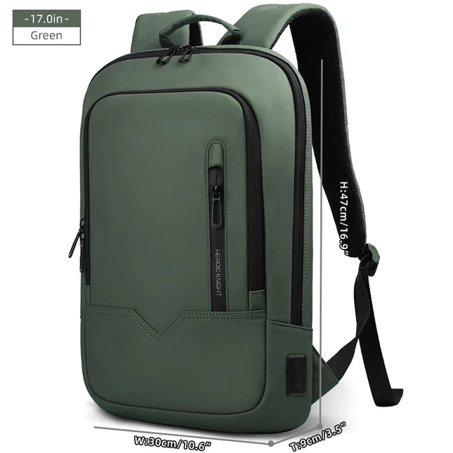 Laptop Rucksack Business 17 Zoll Grün