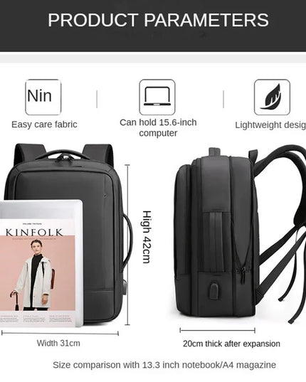 Business Laptop Rucksack grau 15 Zoll