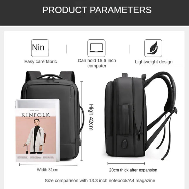 Business Laptop Rucksack grau 15 Zoll