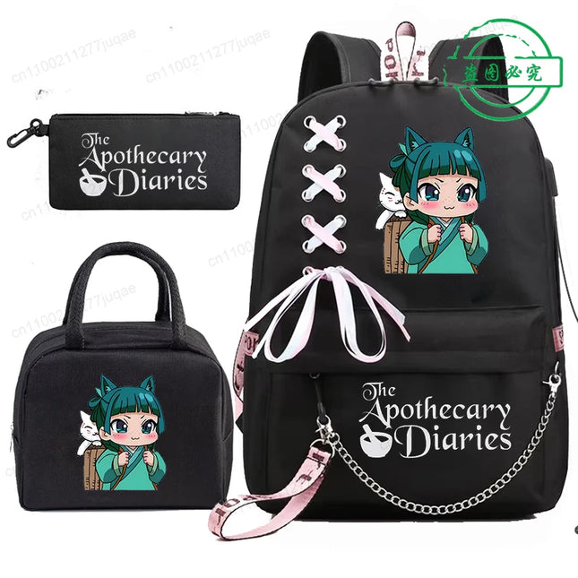 Schulrucksack Manga Design Canvas