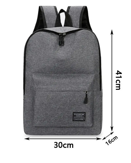 Uni Rucksack für Schule & Alltag Grau