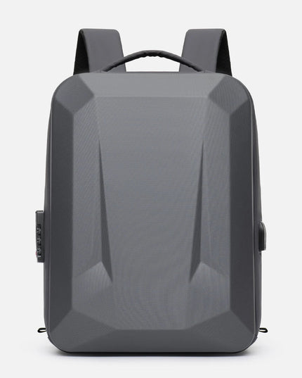 Business Rucksack erweiterbar Grau