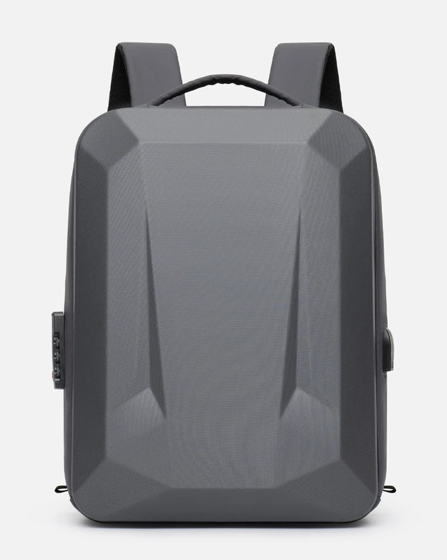Business Rucksack erweiterbar Grau