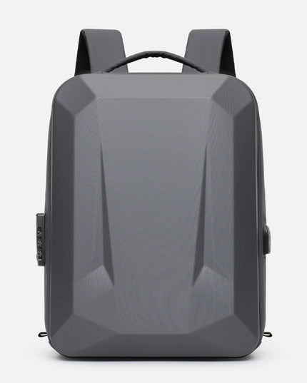 Business Rucksack erweiterbar Grau