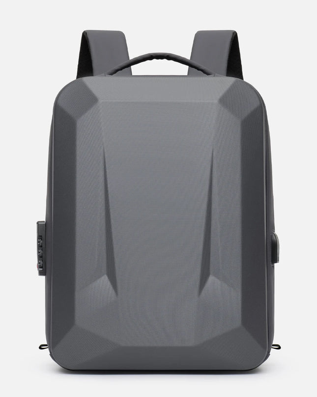Business Rucksack erweiterbar Grau