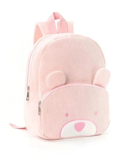 Kinder Rucksack Cord Rosa Bär