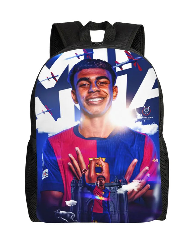 Schulrucksack mit Fussball-Motiv