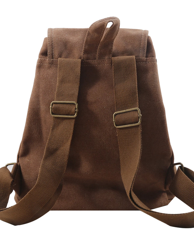 Uni Schul Rucksack Canvas Laptopfach