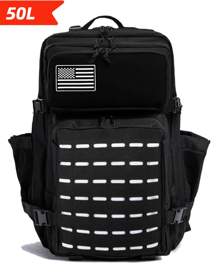 Rucksack Arbeit 50L - Schwarz-Weiss