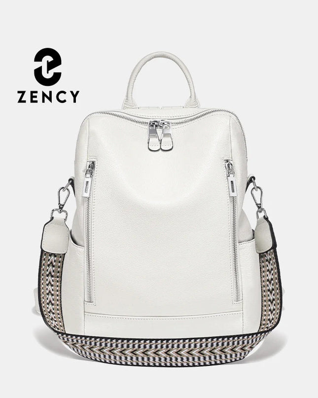 Business Rucksack Damen Braun Leder