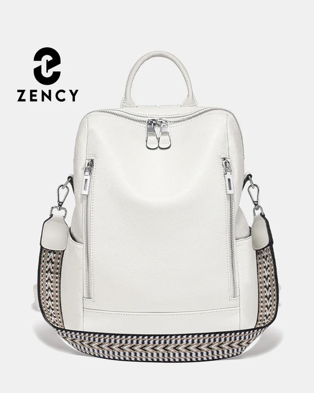 Business Rucksack Damen Braun Leder