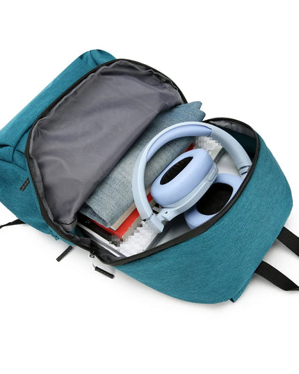 Schlichter Rucksack fuer Uni & Schule Rot