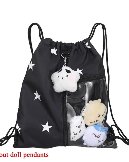 Schulrucksack mit Kordelzug und