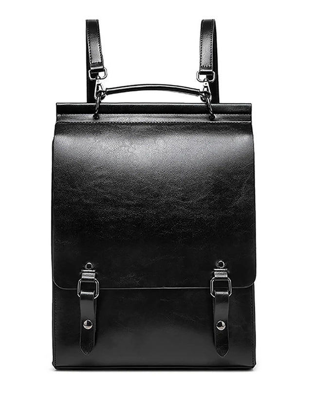 Leder Rucksack Damen Schwarz unter 20L