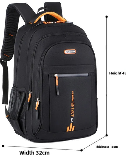 Laptop Rucksack Diebstahlschutz Orange