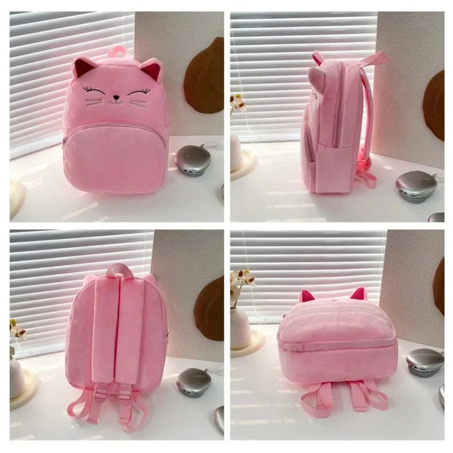 Schulrucksack fuer Maedchen mit Katzenmotiv