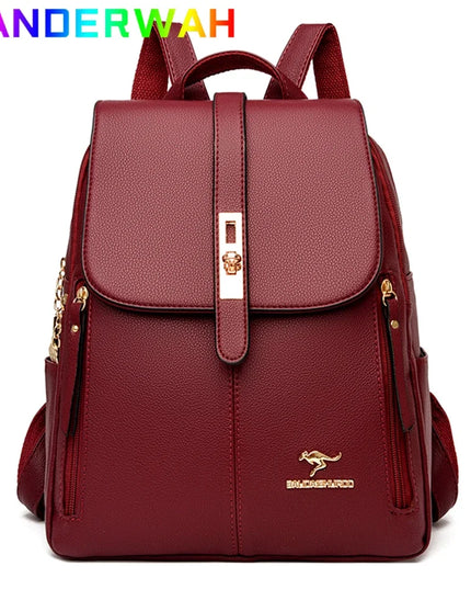 Leder Rucksack Damen unter 20 Liter