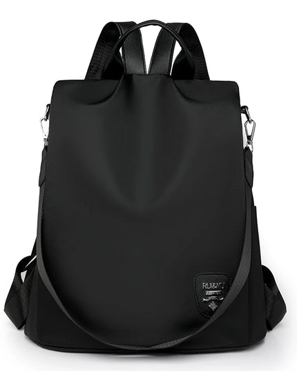 Anti-Diebstahl Rucksack Damen Schwarz