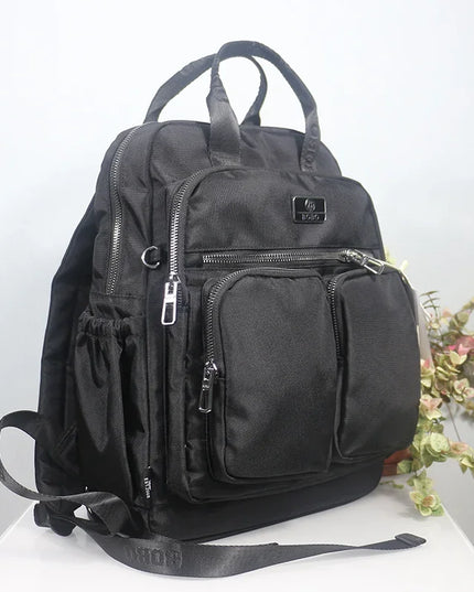 Uni Rucksack Wasserdicht 36-55L Schwarz