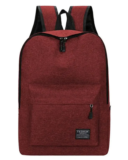Minimalistischer Uni Rucksack Rot