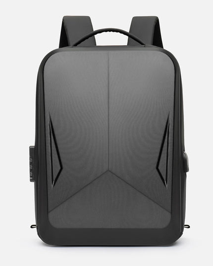 Erweiterbarer Business Rucksack Schwarz