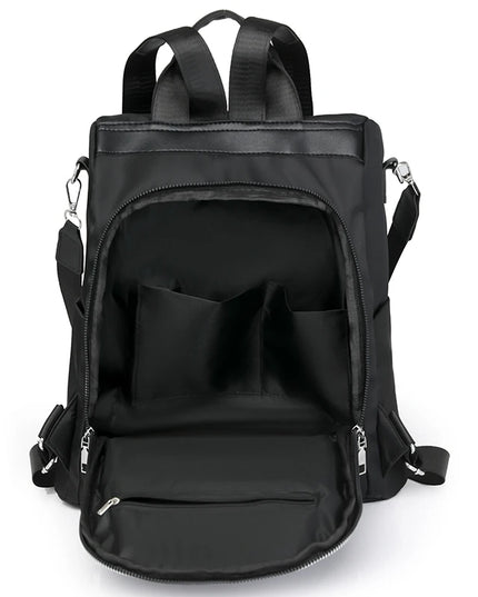 Anti-Diebstahl Rucksack Damen Braun