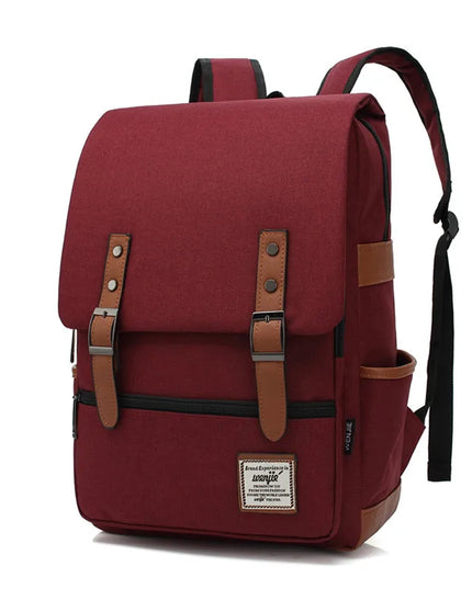 Laptop Rucksack Vintage Canvas 16 Zoll