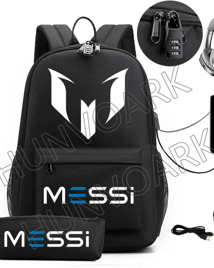 Lässiger Schulrucksack mit USB-Anschluss
